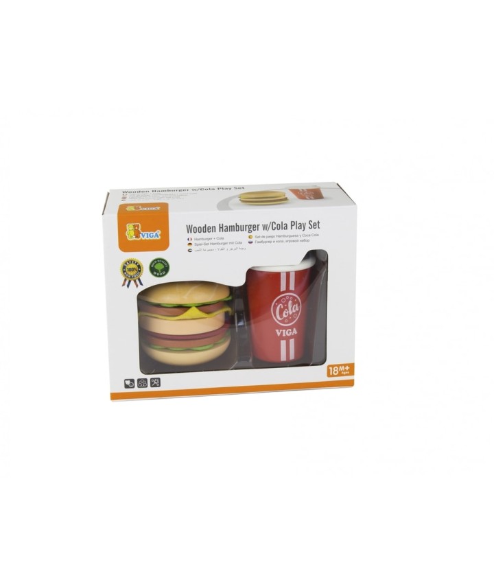 Hamburger and Coke Cola Play Set