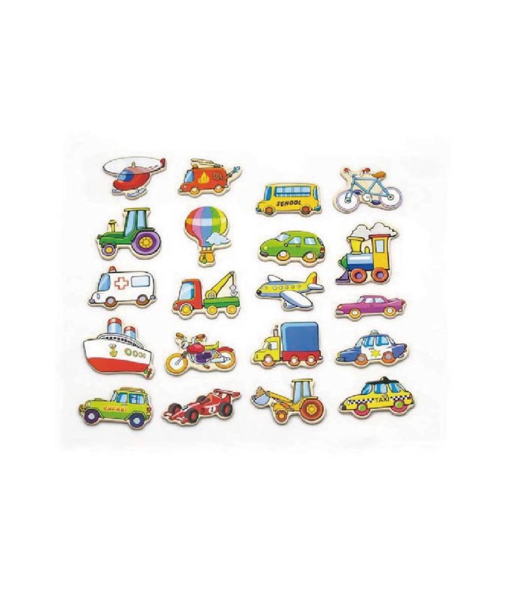 20 Piece Magnetic Vehicle Set 