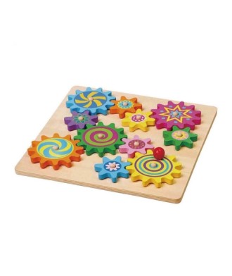 Spinning Cogs and Gears Puzzle