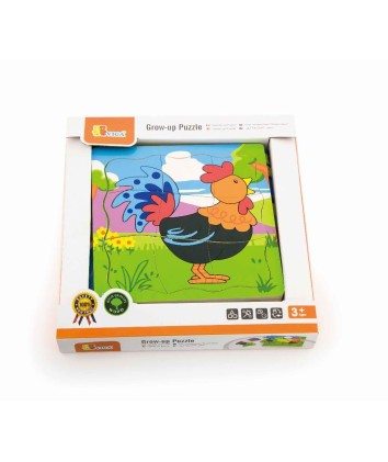 Grow-Up Puzzle - Rooster