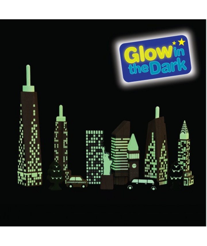 City Skyline Glow Blocks