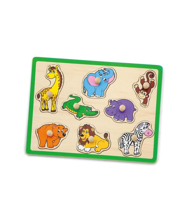 Flat Puzzle - Wild Animals 