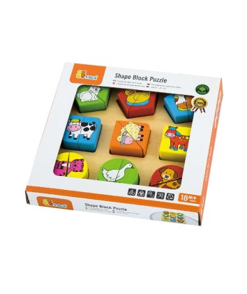 Shape Block Puzzle - Animals