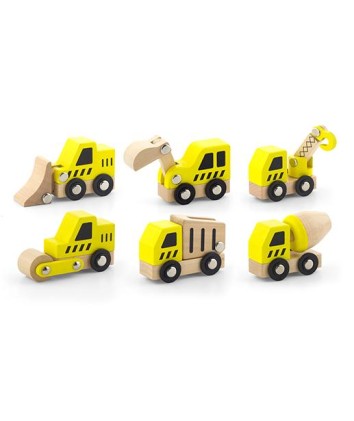 6 Piece Construction Vehicles 